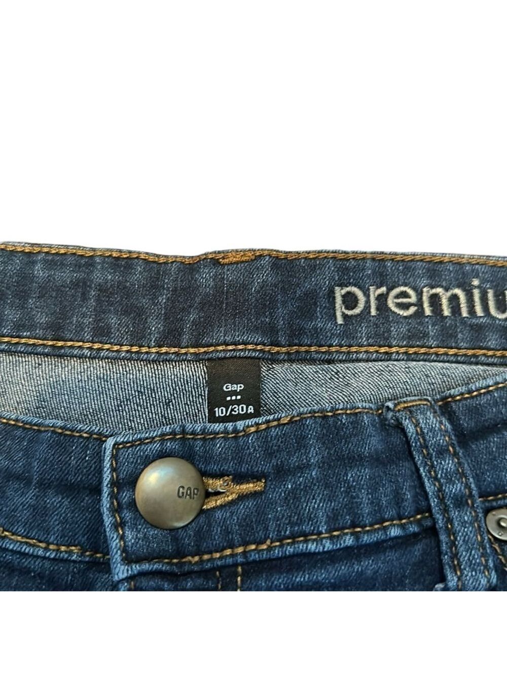 Gap Women's Blue Jeans Premium Boot Size 10 - Picture 6 of 9